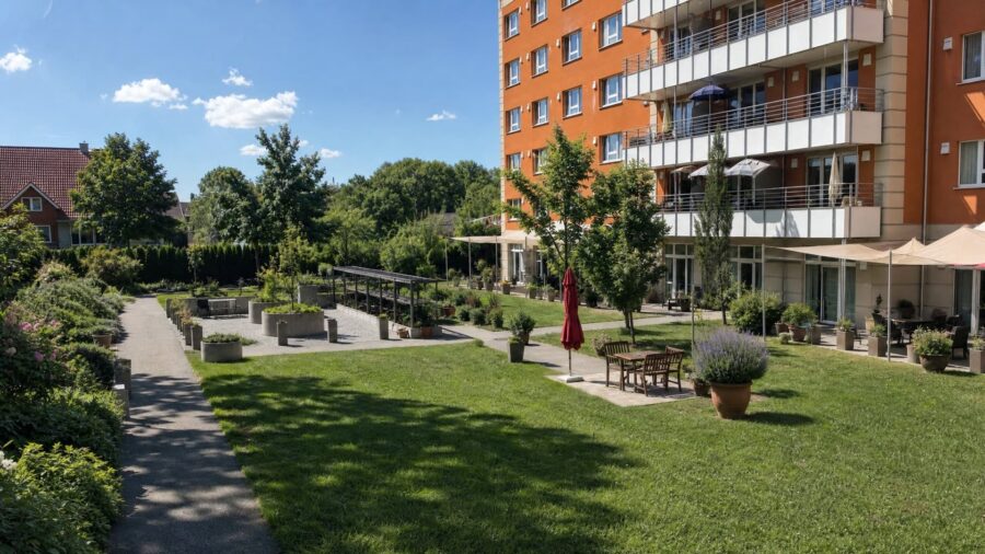 Gartenansicht vom Albaretto Haus 4